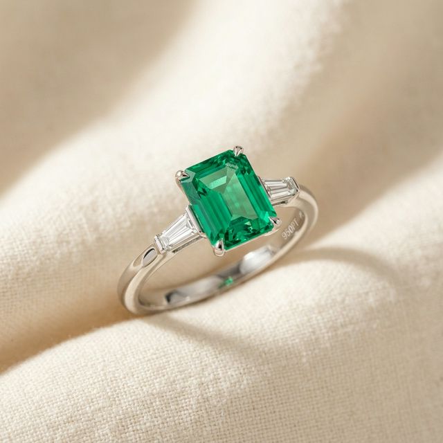 Lumina Emerald Cut Ring