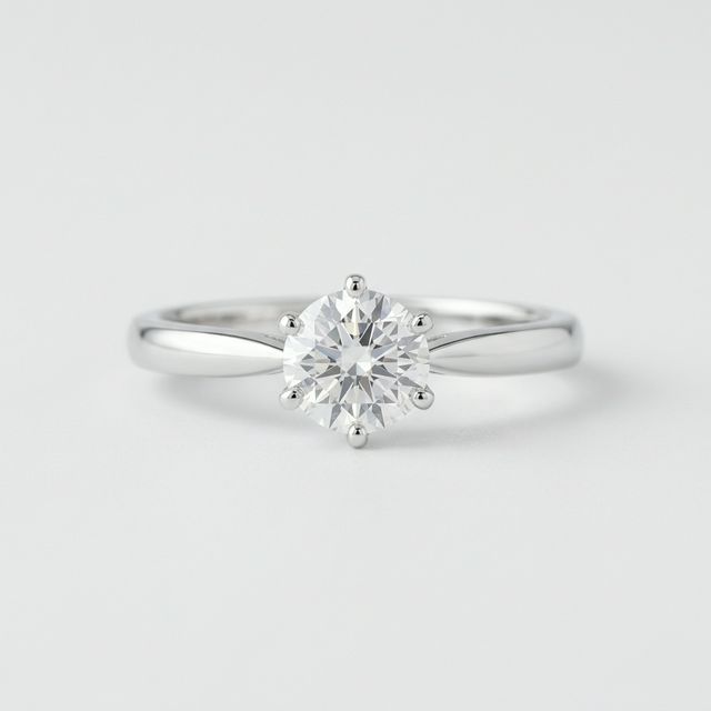 Vintage Ripple Crystal Ring